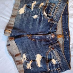 Aeropostale womens size 4 denim shorts